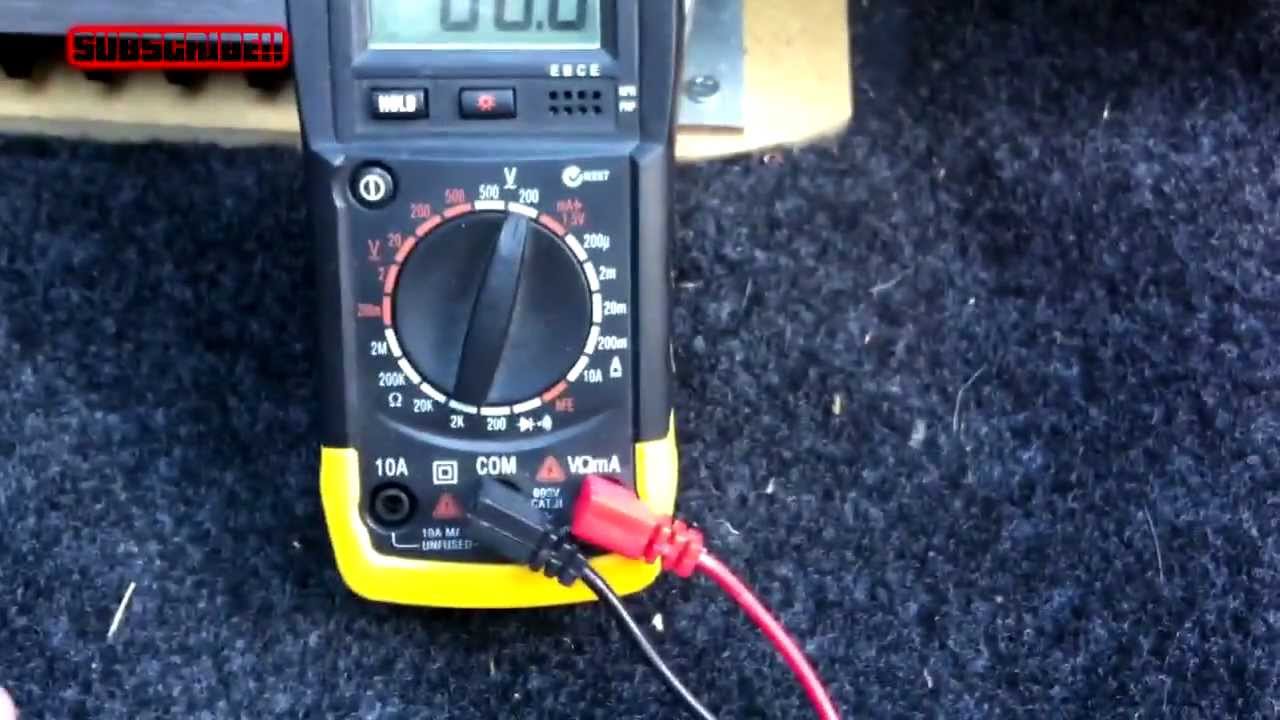 How To Tune An Amp Using A Multimeter Eric Sardinas